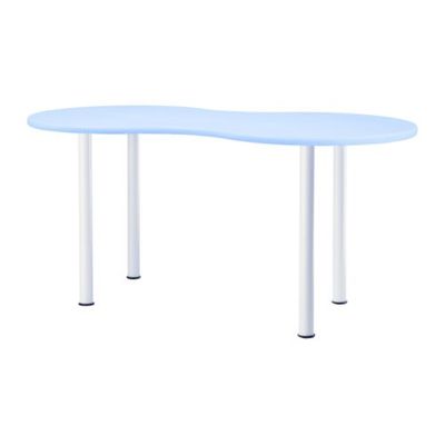 Vends bureau IKEA blanc avec étagères et plateau réglables on Gens de Confiance