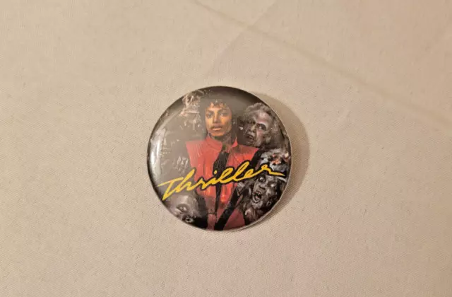 Vintage Michael Jackson Thriller Pin Pinback