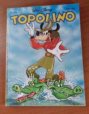COMICS Fumetto TOPOLINO N.2108 23 Aprile 1996 ALESSANDRO ERRICO COCCIANTE 3* T1 