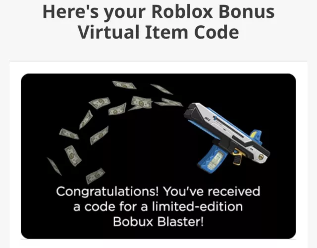 🔥 ROBLOX BOBUX BLASTER TOY CODE 🔥 ✔️100% SAFE ✔️⚡Quick Delivery⚡