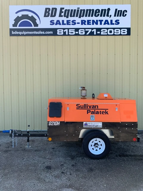 2017 Sullivan Palatek D210 Air Compressor 210 CFM 150 PSI 245 Hours
