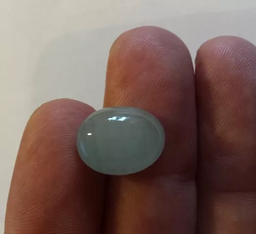 Aigue-Marine Bleu 9,35 CT 100% Naturel Beau Coupe Ovale Père Paraiso