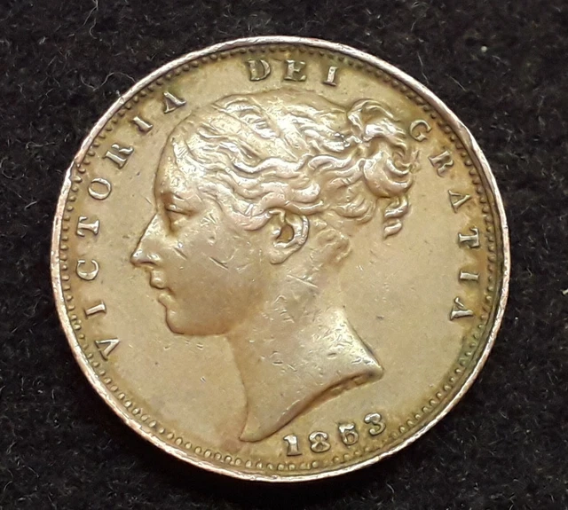 Royaume Uni - Farthing 1853 - Reine Victoria