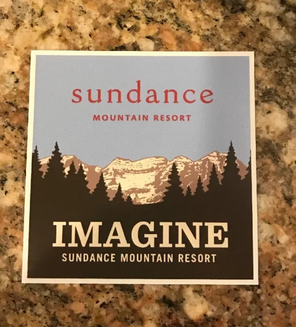 Sundance Mountain Resort Sticker - Ski Snowboard Film Festival Mountain Sports