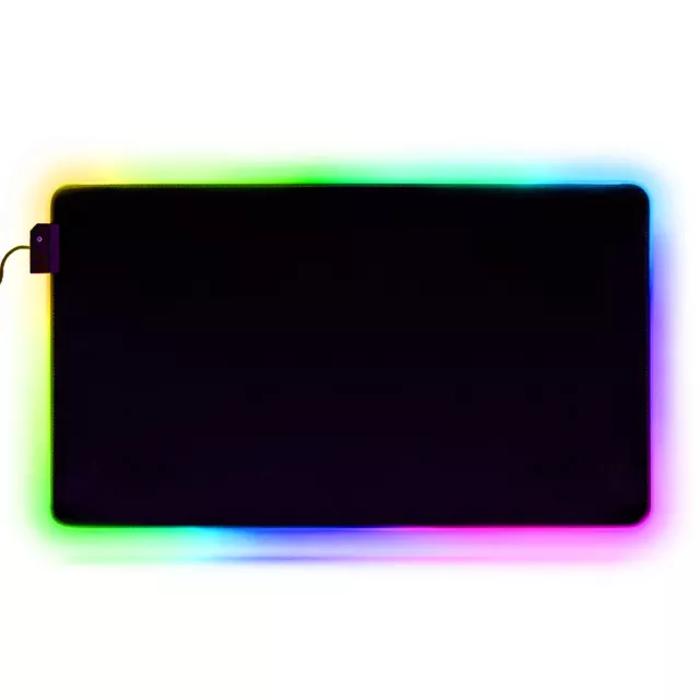 Tapis de souris gamer XL LED RGB