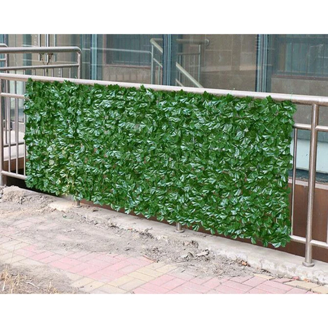 ARTIFICIAL FAUX LEAF Plants Privacy Fences Screen Expandable Fence 19×