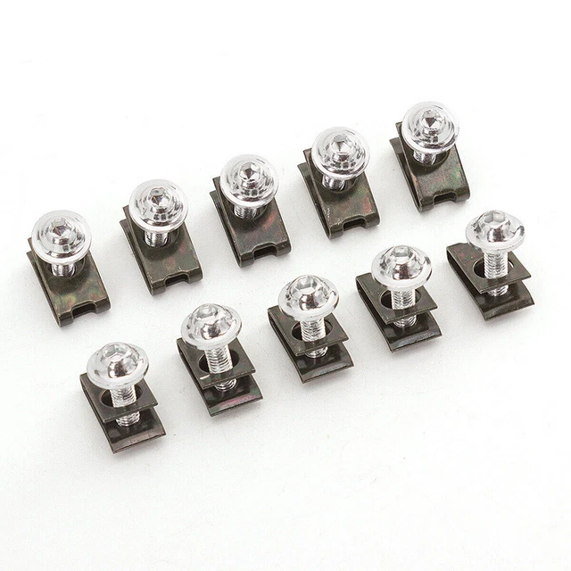 Fit For Yamaha Motorcycle M6 Complete Fairing Bolts Kit Screws Nut Set Chrome