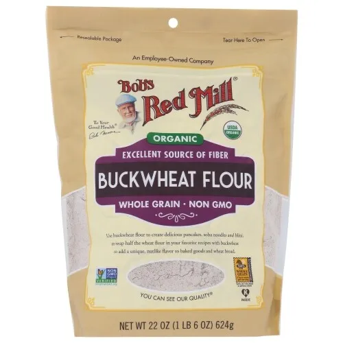 Flour Buckwheat Org Case of 4 X 22 Oz By Bobs Red Mill