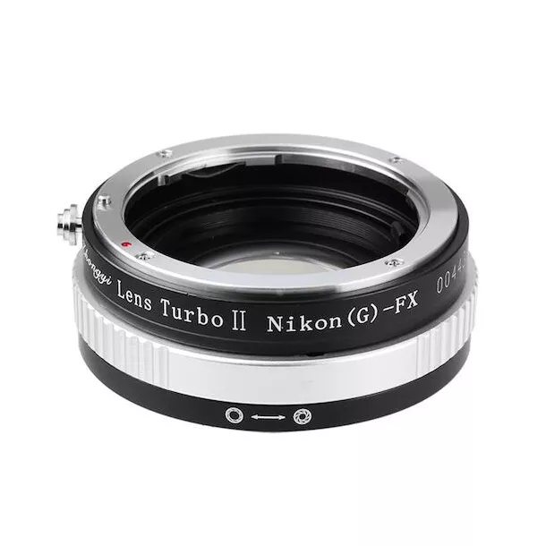 New version! Lens Turbo II adapter for Nikon F(G) mount lens to FUJIFILM X-Pro2