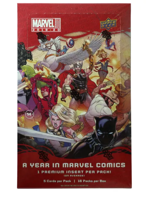 Upper Deck 2019-20 Marvel Annual Trading Cards Sealed Hobby Box