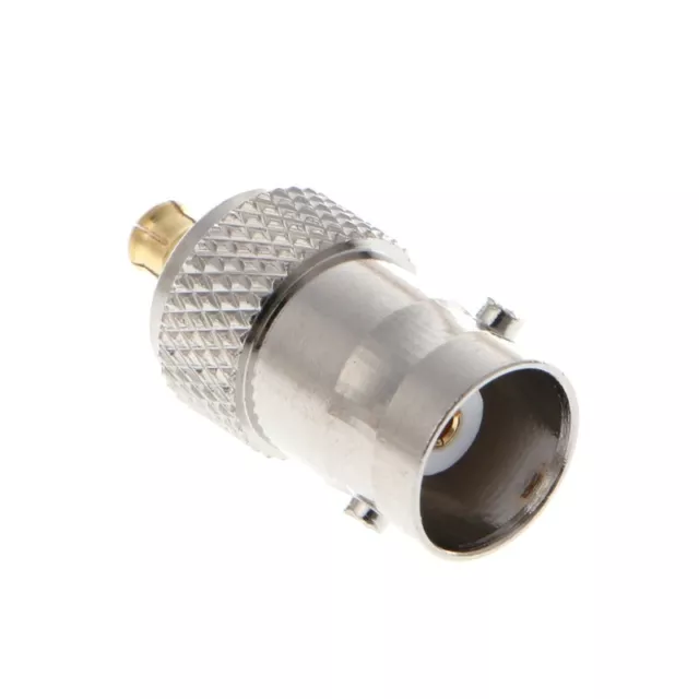 BNC Female Jack to MCX Male Plug Straight RF Coax Coaxial Connector Adapter