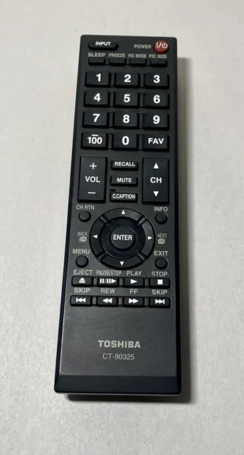 TOSHIBA CT-90325 TV Remote Control 50L2300U 50L2200U 46L5200U 40L5200U 65HT2U