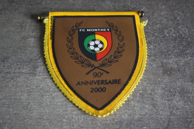 Petit Fanion Wimpel Pennat - E.S. FC Malley (Suisse) - Objet De Collection Vintage