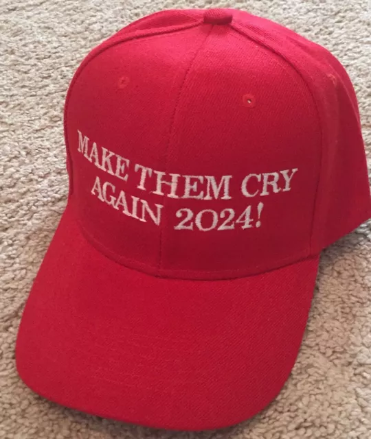 MAKE AMERICA GREAT AGAIN 2024 chapeau inspiré de Trump MAKE THEM CRY AGAIN 2024 casquette
