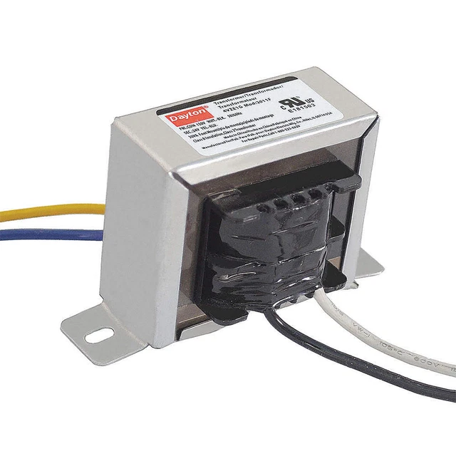 DAYTON 4VZE1 Cls 2 Trnsfrmr, 20VA, abierto, pie