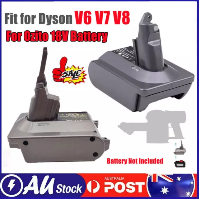Battery Adapter Converter for Hitachi & Hikoki 18V Battery to for Dyson V6/ V7/V8