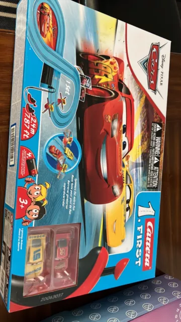 Carrera First Disney/Pixar Cars - Slot Car Race Track - Includes 2 Cars 2