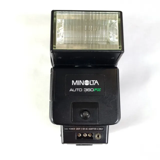 Minolta Auto Electroflash 360PX Untested As is See Pictures Read