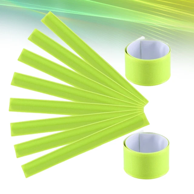 6 Pcs Reflective Bracelets Hand Ring Bangle Bracelet Wrist Band