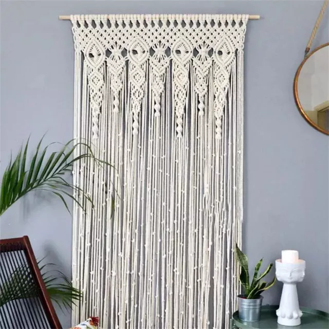 Macrame Curtains for Wedding Backdrop Window Doorway Hallway Boho Curtain 180cm