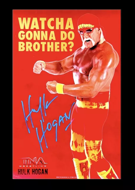 Tna Wwe Hulk Hogan Signed 17X11 Photo From 2010 With Hogans Beach Shop Coa 2