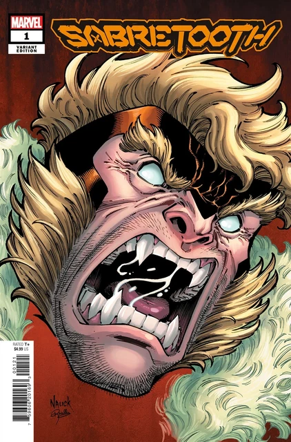SABRETOOTH #1 - Nauck Headshot Variant - NM - Marvel Comics