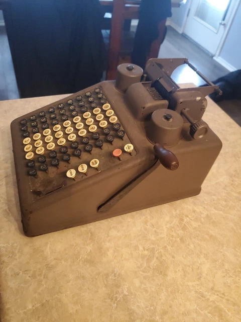 Old Math Machine VINTAGE BURROUGHS ADDING Machine Company Vintage Antique Mathematics ...