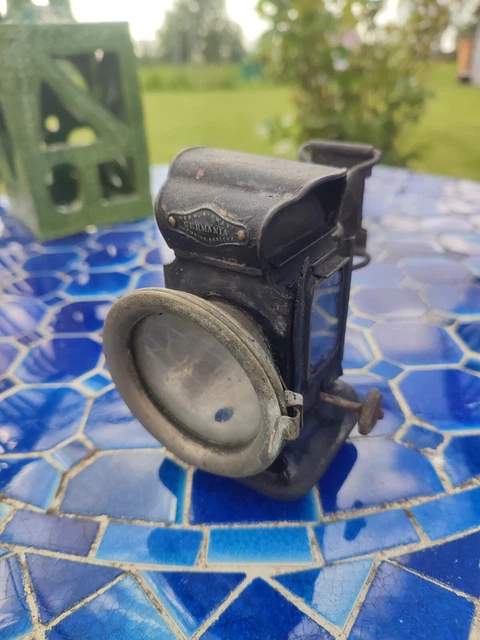 Lampe à Pile Pour Vélo Ancien - Collection Vintage - Occasion - Marque Générique - France