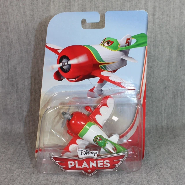 Avion Die-cast Disney Planes – Chinese Racer Sun Wing – échelle 1:55, Roues Mobiles