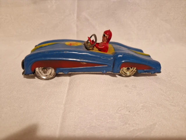 VOITURE AMERICAINE TOLE Joustra A Friction Ancienne EUR 35