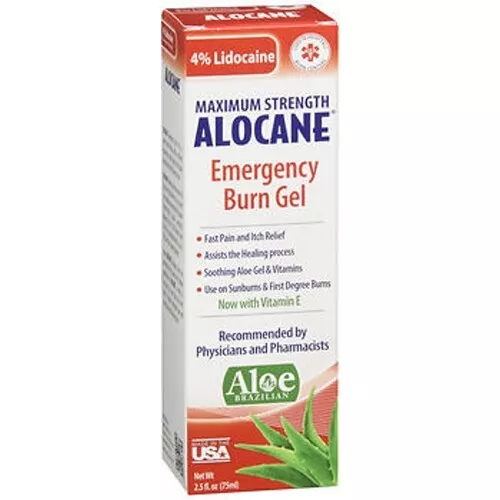 Gel de quemaduras de emergencia Alocane resistencia máxima 2,5 oz por Alocane