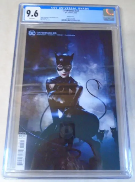Catwoman Issue #23 Comic. Woo-Chul Lee Variant Cover. CGC Graded 9.6. DC 2020
