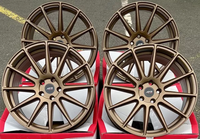 18" Bronze 02 Alloy Wheels Fits Ford Grand C Max Edge Focus Kuga Mondeo 5x108