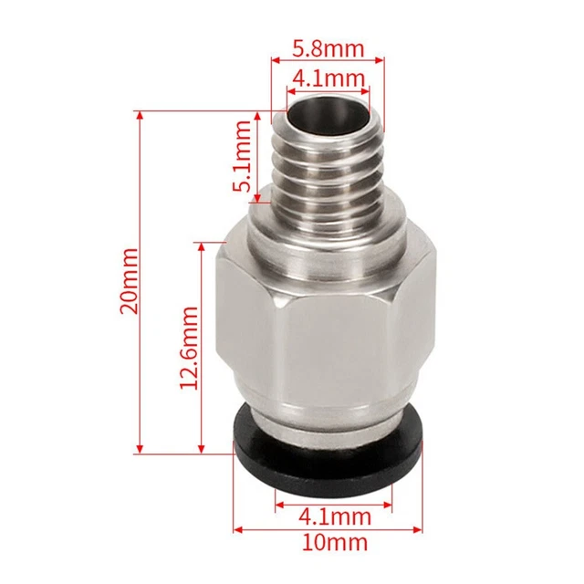 Connettori Aria Rapidi Euro Line – 2 Pezzi Con Attacco 1/4 BSP Maschio, Zincati, AB Tools