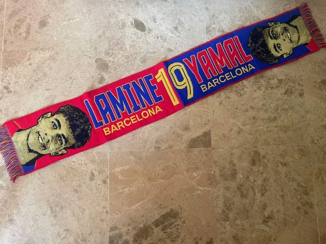 Sciarpa Ufficiale FC Barcellona - 140x20 Cm, Blu, Taglia Unica Per Tifosi - Foto 2