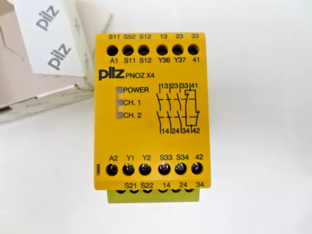 Pilz Pnoz X4  24Vdc 3No/Nc Plc Safety Relay
