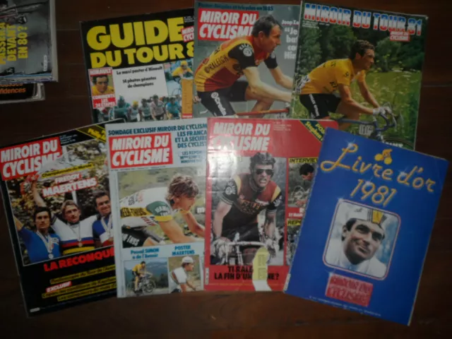 lot miroir du cyclisme 1981-1982