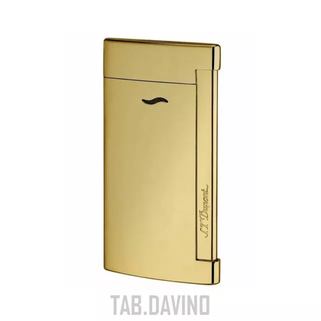 S.T.Dupont Slim 7 Golden 027816 Gold Polished Lighter