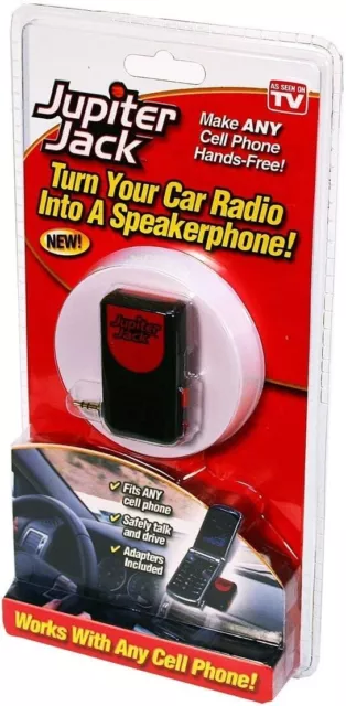  Telebrands Jupiter Jack Cell Phone/Car Speakerphone Converter Brand New