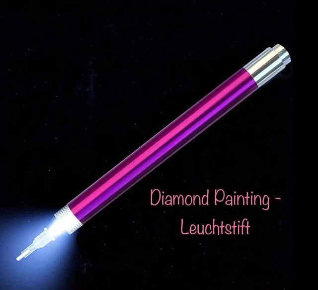 Elektrischer Diamond Painting Stift Mit Vakuum – USB-C, Mit Ablagefach Für Diamantmalerei & Nailart