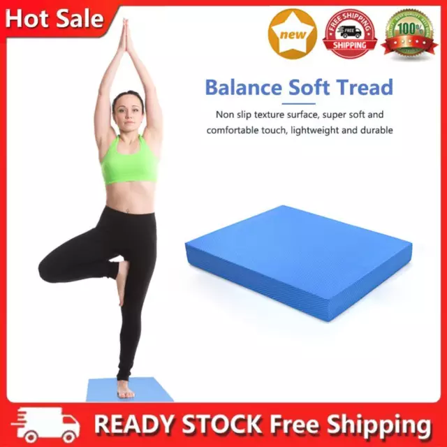 Yoga Mat Soft Balance Pad Exercise Non-slip Balance Cushion Board (Blue)