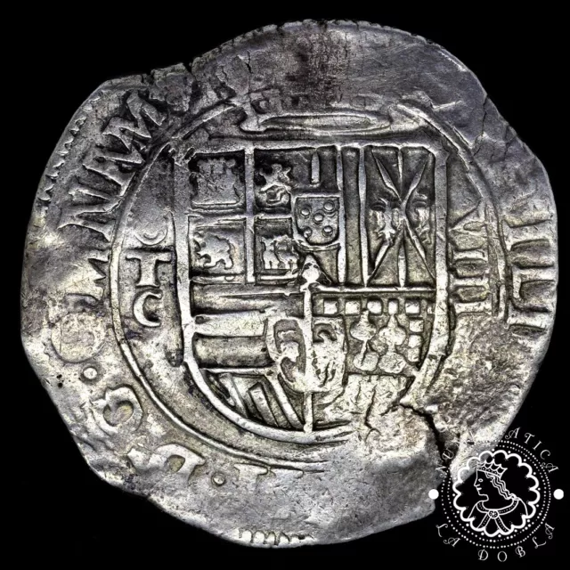 LADOBLA - 1599 - 8 REALES - Felipe III - Toledo - C - MBC+ - RARÍSIMA