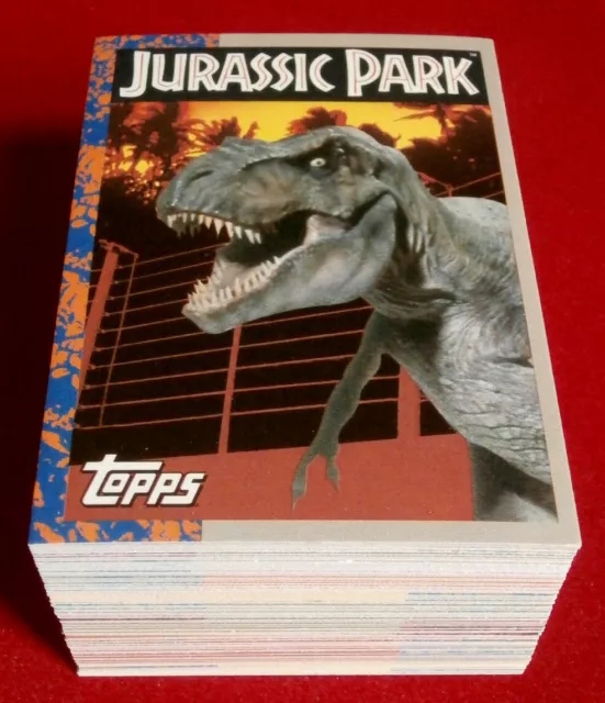 JURASSIC PARK - Complete VINTAGE Base Set (88 Cards) - TOPPS 1993