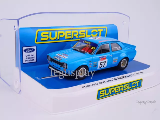 Slot car scalextric superslot H4445 Ford Escort MK1 #57 - Tony Paxman Racing