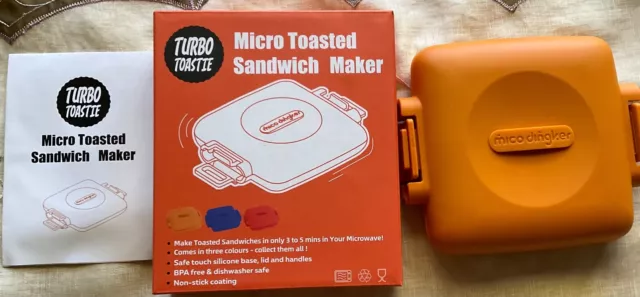 MICROWAVE TOASTED TOASTIE Sandwich Maker Cafe Toaster $79.95 - PicClick AU