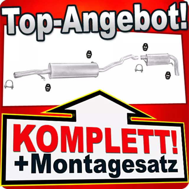 Auspuff für FORD GALAXY I 2.0 2.8 V6 12.1995-2006 Auspuffanlage