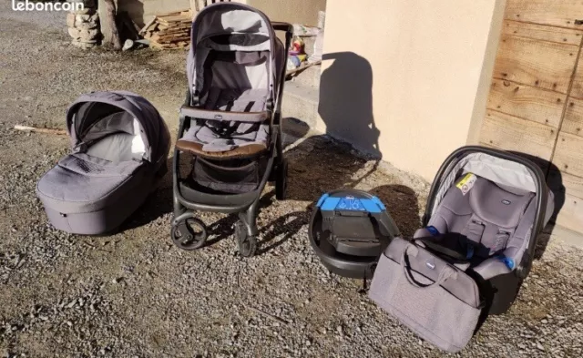 Poussette trio cheap chicco 2008
