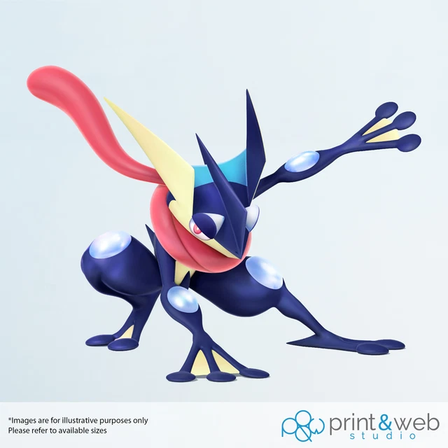 SUPER SMASH BROS Wall Sticker Decal Vinyl Kids Art Bedroom Greninja £14.99 PicClick UK