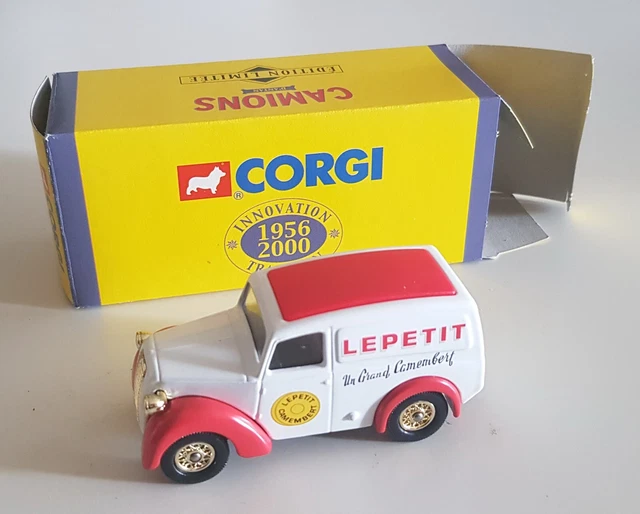 Camionnette Morris Z Van Corgi - Échelle 1/64 - Collection "Camions D'Antan" Altaya - Très Bon état Occasion