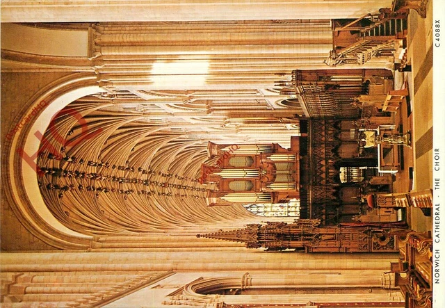 Picture Postcard- Norwich Cathedral, the Choir